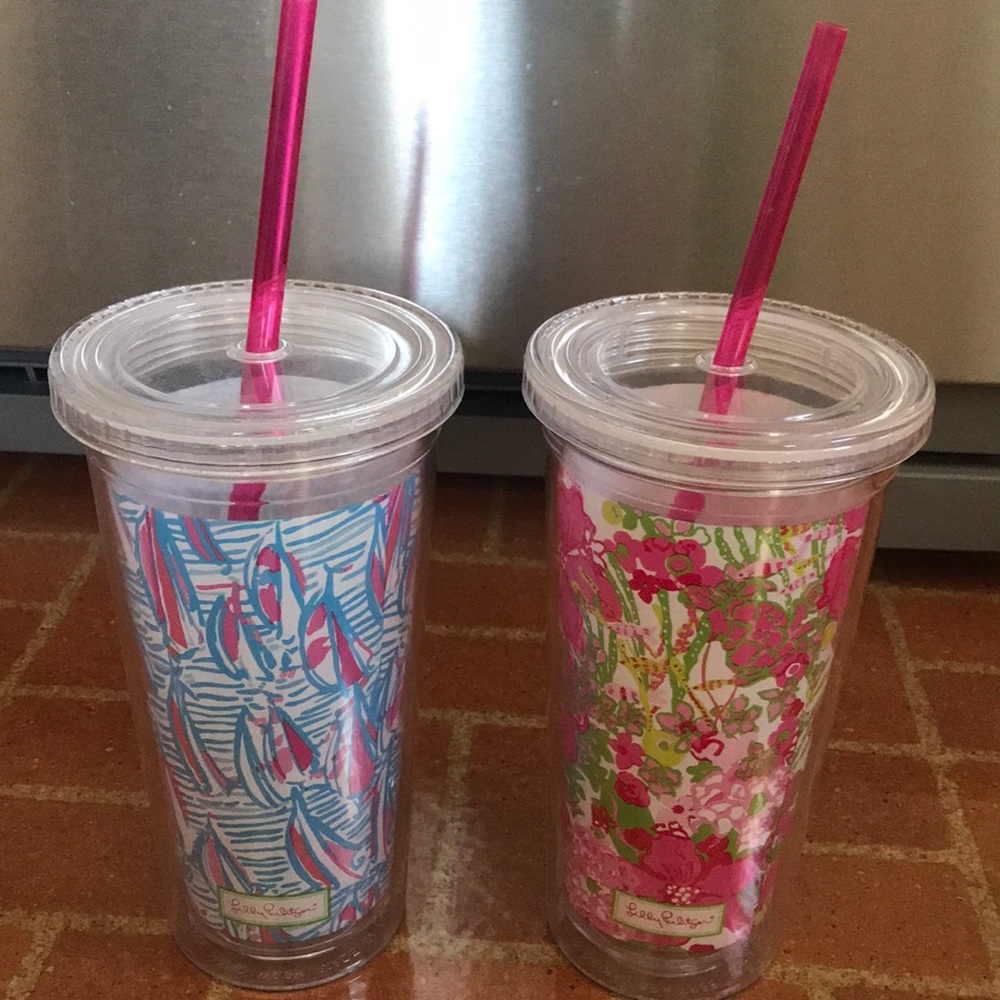 Lot of 2 Lilly Pulitzer Tumblers